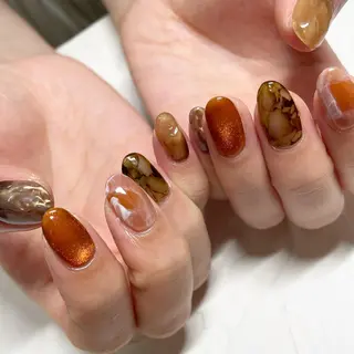 ネイル p.o.n. nuance/個性的のネイルデザイン