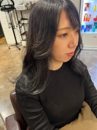 セミロング カラー kanato🇰🇷 【札幌韓国ヘア】のヘアスタイル