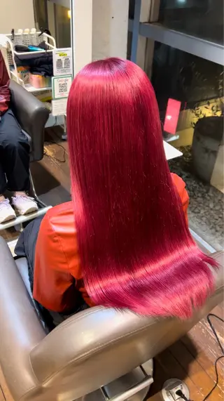 カラー 梅田 ダブルカラー 大畑 蒼空のヘアスタイル