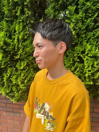 ミディアム パーマ メンズ je suis heureuse所属・ハイライトカラー 🌀ゆい❣️のヘアスタイル