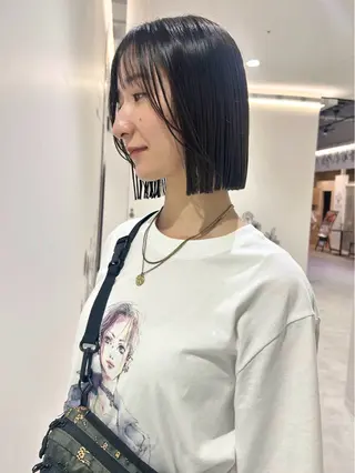 ショート カラー 👔ボブ﹨似合 わせパーマ🩳ももかのヘアスタイル