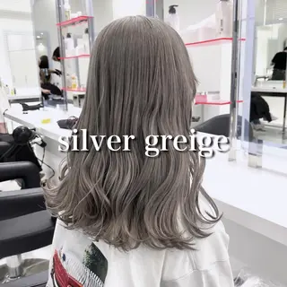 ロング カラー 似合わせ💗透け感 💗うる艶カラー💗のヘアスタイル