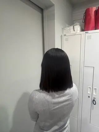 ミディアム aoi/暖色カラー/ プツッとボブ🎀のヘアスタイル