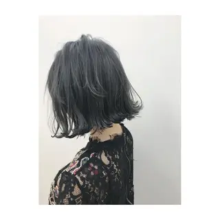 ミディアム カラー 永岡 鉄平のヘアスタイル
