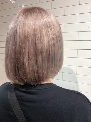 ミディアム カラー 🤍髪質改善➕透明感 カラー🤍川上葵のヘアスタイル