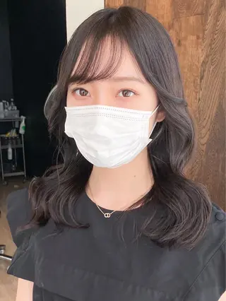 ミディアム 【1日2名様限定】 AFLOAT白川雄副のヘアスタイル