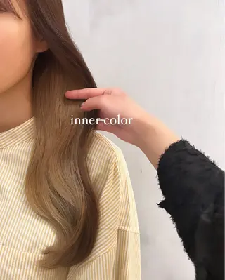 ロング 𝙆𝙖𝙞🎀🩶 レイヤー/縮毛矯正のヘアスタイル