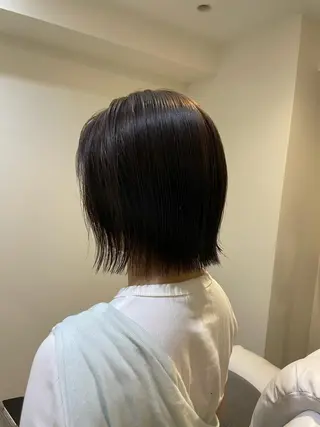 ショート カラー ヘアアレンジ 髪質改善支持率 NO.1🫧松野力也のヘアスタイル