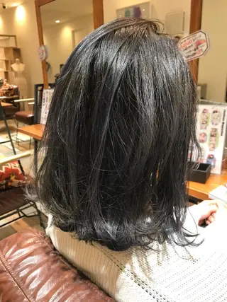 ミディアム カラー シールエクステ⭐️ オオミタクヤのヘアスタイル