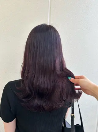 ロング カラー 《暖色/韓国レイヤー 》🇰🇷桑原ユキネのヘアスタイル