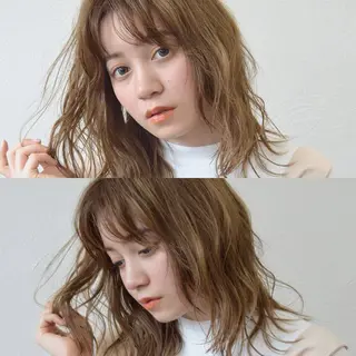 ミディアム 【今だけブリーチ 限定価格💕】すみのヘアスタイル