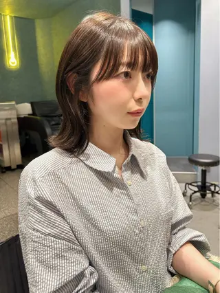ミディアム urara/似合わせ /ショート/ボブのヘアスタイル