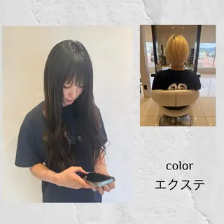 ロング EARTH長岡 🌼渡辺まい🌼のヘアスタイル