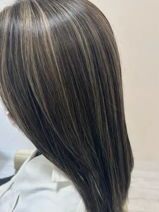 セミロング ママ美容師 ＊ヒマワリのヘアスタイル