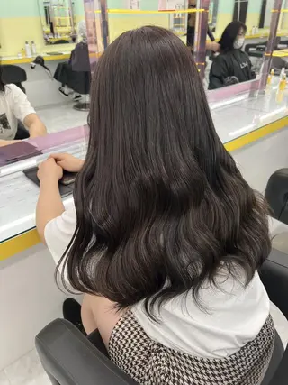 カラー 銀座DISCO🧸 透明感ブラウン🧸のヘアスタイル