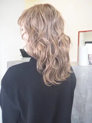 セミロング 🌈高田大夢似合わせ 透明感カラー🌈のヘアスタイル