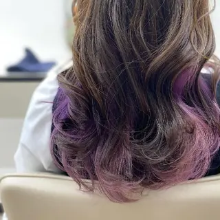 カラー ロング 似合わせ小顔カット 🌟神谷 ヨシタカのヘアスタイル