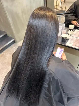 ロング カラー ✂️無料カットモデル ✂️佐々木悠月のヘアスタイル