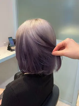 ショート カラー ブリーチカラー 🩵MIZUKIのヘアスタイル