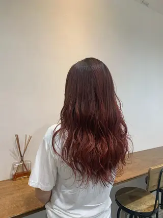 ロング カラー ハイトーン/レイヤー 💜Akaneのヘアスタイル