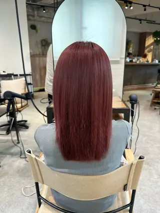 セミロング カラーモデル募集/ 💙安藤美海💙のヘアスタイル