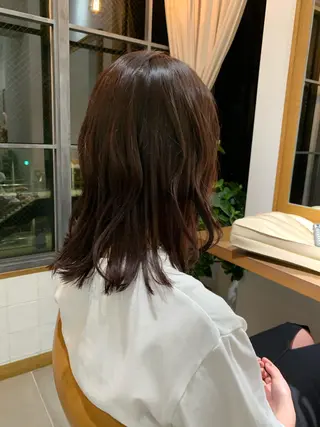 セミロング カラー レイヤーカット ✨️奥田良太✨️のヘアスタイル