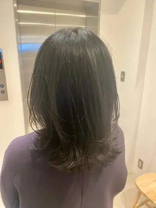 ミディアム 大倉 未波のヘアスタイル