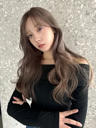 ロング カラー 酒井 竜也のヘアスタイル