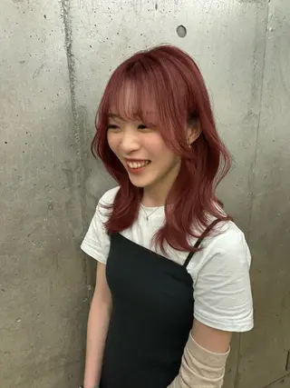 ミディアム WiLL 西宮　梶岡 日菜/艶感カラーのヘアスタイル