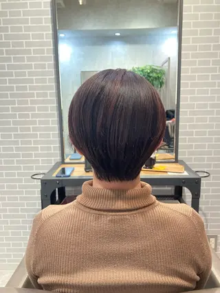ショート パーマ ぱく みやんのヘアスタイル