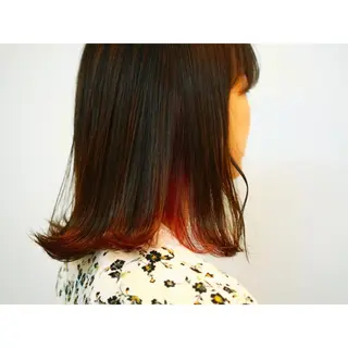 セミロング カラー karen ☺︎のヘアスタイル