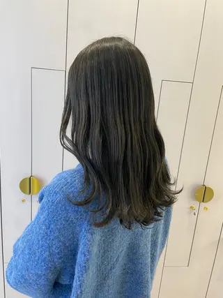 ロング カラー 暖色/オリーブカラー /中村未来🍒🫒のヘアスタイル