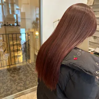 ロング カラー ニシグチ サヨのヘアスタイル