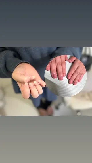 メンズ ネイル 爪ケア/深爪 自爪育成 🐰えむのネイルデザイン