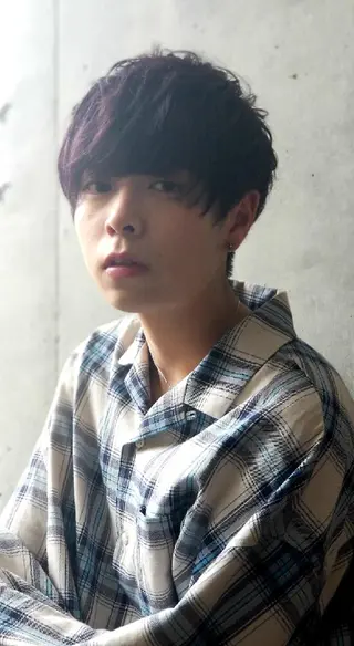 ミディアム La fith hair 池袋店所属・🔴赤み消し/ 艶カラー落合 優🔴のヘアスタイル