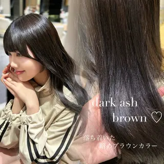 ロング 谷 亜澄のヘアスタイル