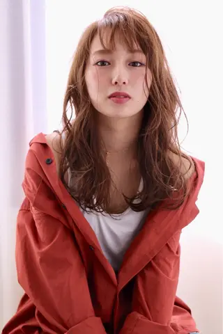 ロング カラー 萌花 moeka /韓国/レイヤーのヘアスタイル