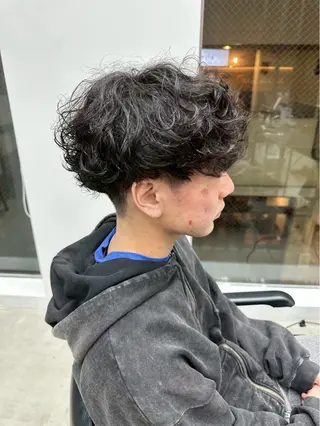 パーマ メンズ fifth天神メンズ パーマ特化／内山遥斗のヘアスタイル