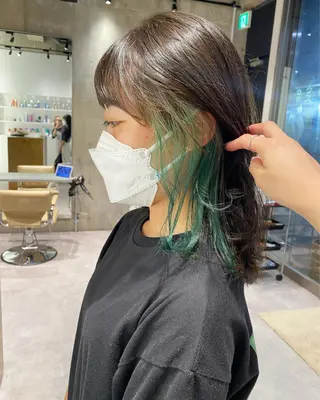 ミディアム すぎもと さき⚡️ 朝ラク・*パーマのヘアスタイル