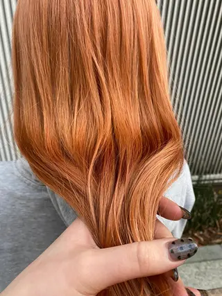 セミロング カラー ヘアアレンジ アンククロス渋谷【ANKH CROSS】所属・韓国ヘア┊︎レイヤー ┊︎haruka🌙のヘアスタイル