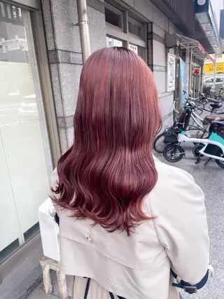 ロング カラー イワタ マハ/ minim hairのヘアスタイル
