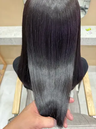 セミロング カラー ヘアアレンジ ✨艶髪✨ 吉田誠のヘアスタイル