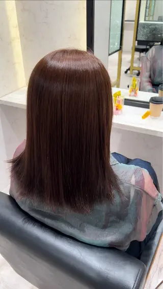 ミディアム 髪質改善ストレート Kantaのヘアスタイル