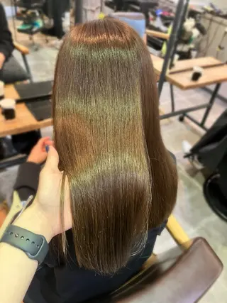 ロング 🫧縮毛矯正支持率 No.1 ほのか🫧のヘアスタイル