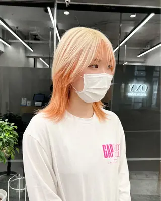 ミディアム カラー カラー系/カット特化 🟠オオタキマサシのヘアスタイル