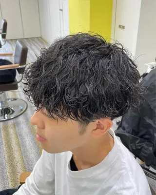 ショート パーマ メンズ 【メンズ特化】岩瀬 武【メンズパーマ】のヘアスタイル