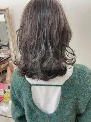 ミディアム カラー TOWA 野村　コウダイのヘアスタイル