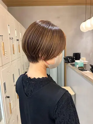 ショート 🩵縮毛矯正/ブリー チ/髪質改善/いつかのヘアスタイル