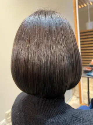 セミロング カラー 関口 友行のヘアスタイル