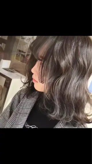 セミロング カラー 武田 清久のヘアスタイル